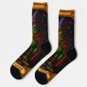 Chaussette T'was The 'Tism M'Lord Frog Meme Autism Awareness (Gauche)