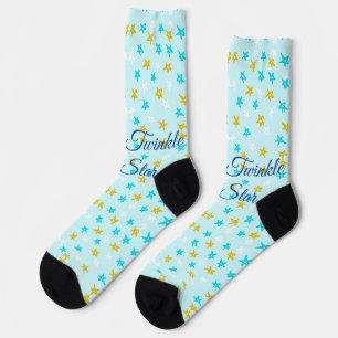 Chaussette twinkle twinkle petite étoile ajoutez nom photo ét