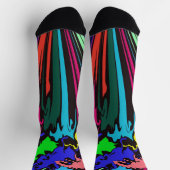 Chaussette Twirl coloré Abstrait / Pinched / (Haut)