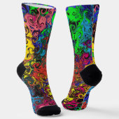 Chaussette Twirlers colorés Abstraits / (Angulaire)