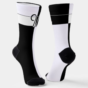Chaussette U monogramme