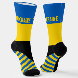 Chaussette Ukraine Chaussettes, drapeau ukrainien couleurs / 