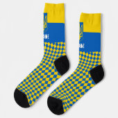 Chaussette Ukraine Chaussettes, drapeau ukrainien mode / spor (Gauche)