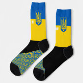 Chaussette Ukraine Chaussettes, drapeau ukrainien patriotique (Gauche)