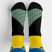 Chaussette Ukraine Chaussettes, drapeau ukrainien patriotique (Haut)
