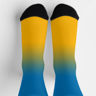 Chaussette Ukraine, couleurs de la liberté