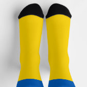 Chaussette Ukraine Drapeau amusant Patriotique Ukrainien Bleu (Haut)