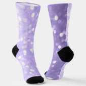 Chaussette Ultra violet violet brillant bokeh Abstrait (Angulaire)