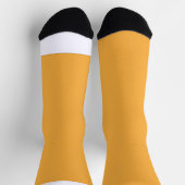 Chaussette un arrière - plan jaune avec un (Haut)