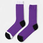 Chaussette un arrière - plan pourpre avec un (Gauche)