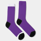 Chaussette un arrière - plan pourpre avec un (Droite)