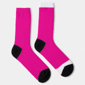 Chaussette un arrière - plan rose avec un (Droite)