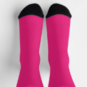 Chaussette un arrière - plan rose avec un noir (Haut)