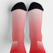 Chaussette un arrière - plan rouge et blanc avec de petits ca (Haut)