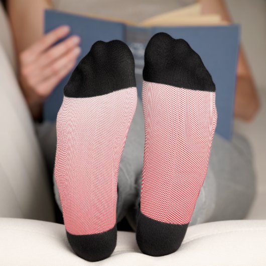 Chaussette un arrière - plan rouge et blanc avec de petits ca (Fond)