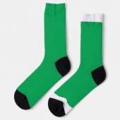 Chaussette un arrière - plan vert avec un (Gauche)