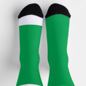 Chaussette un arrière - plan vert avec un (Haut)