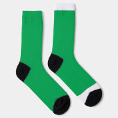 Chaussette un arrière - plan vert avec un (Droite)