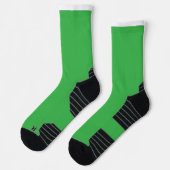 Chaussette un arrière - plan vert avec une bordure blanche (Gauche)
