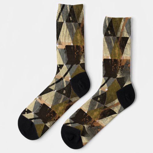 Chaussette Un design abstrait moderneChaussettes d'équipage (Gauche)