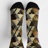 Chaussette Un design abstrait moderneChaussettes d'équipage (Haut)