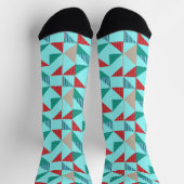 Chaussette Un design de motif rétro cool (Haut)