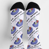 Chaussette Un Esprit Ouvert Est La Clé De La Communication Ps (Haut)