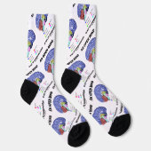 Chaussette Un Esprit Ouvert Est La Clé De La Communication Ps (Droite)