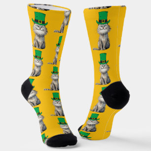 Chaussette Un joyeux chat irlandais