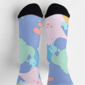 Chaussette Un motif désordonné de taches de peinture (Haut)