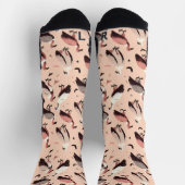 Chaussette Un rassemblement de Motifs de vautours (Haut)