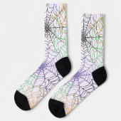 Chaussette Un simple Motif Web d'Halloween Spider (Gauche)