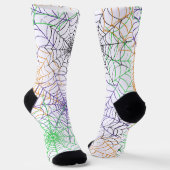 Chaussette Un simple Motif Web d'Halloween Spider (Angulaire)