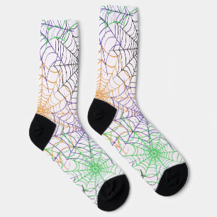 Chaussette Un simple Motif Web d'Halloween Spider