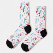 Chaussette Une chose deux douces choses Motif (Gauche)