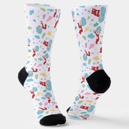 Chaussette Une chose deux douces choses Motif (Angulaire)