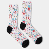 Chaussette Une chose deux Motif de fête (Droite)