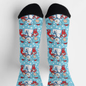 Chaussette Une chose deux Motif de neige (Haut)