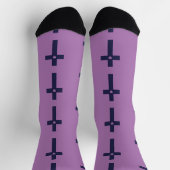 Chaussette Une croix avec un cœur d'amour sacré (Haut)