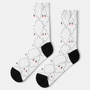 Chaussette Une mignonne aventure de minuit du fantôme