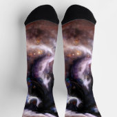 Chaussette Une Nebula galactique Abstraite captivante (Haut)