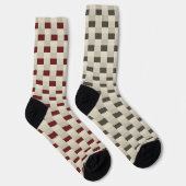Chaussette Uneven Pattern of softcream with Raisin ou Dates (Droite)