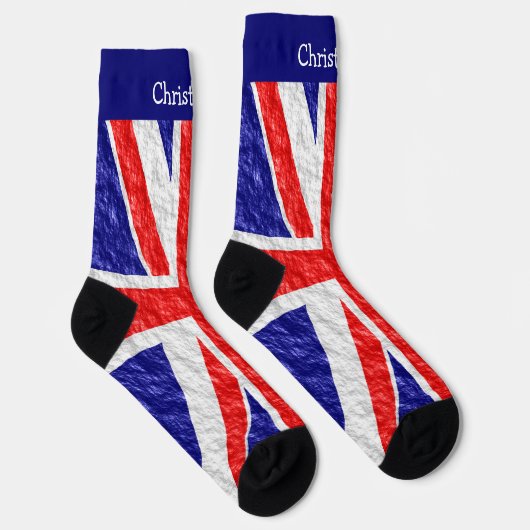 Chaussette Union Jack Flag Design (Droite)