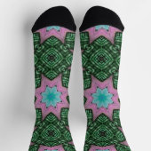 Chaussette Unisex Socks, art socks, bright socks word art, br (Haut)