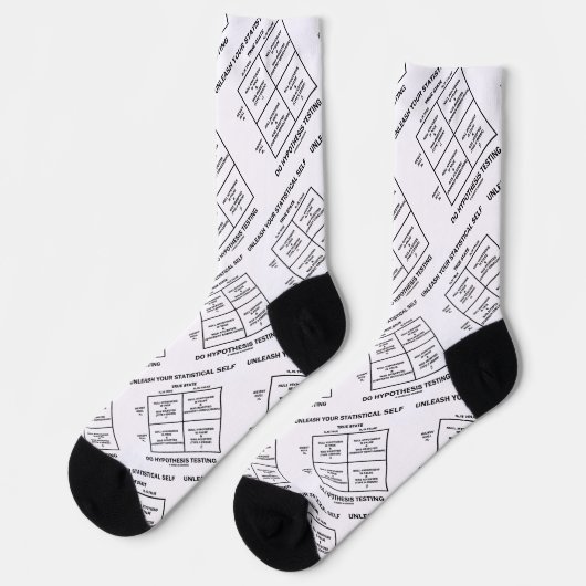 Chaussette Unleash Your Statistical Self Hypothèses Testing (Gauche)