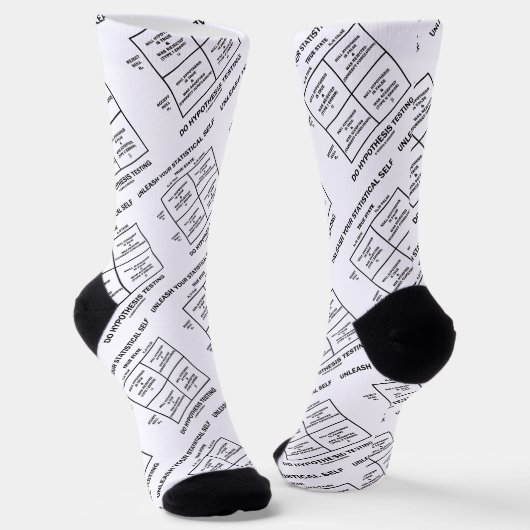Chaussette Unleash Your Statistical Self Hypothèses Testing (Angulaire)