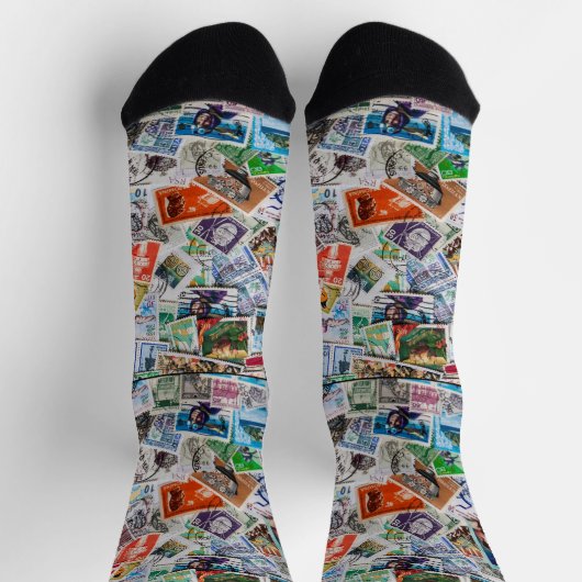 Chaussette Unsorted stamp collection (Haut)