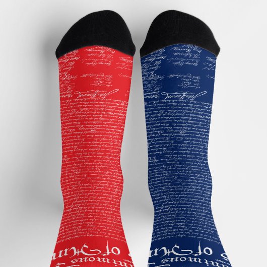 Chaussette US Declaration of Independence (Haut)