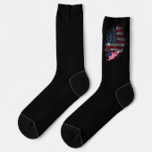 Chaussette USA flag (Gauche)