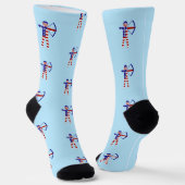 Chaussette USA Patriotic ARCHERY (Angulaire)